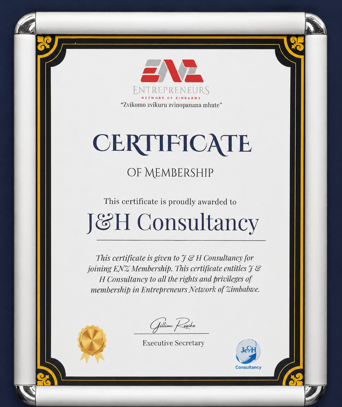 ENZ membership — Entrepreneurs Network of Zimbabwe